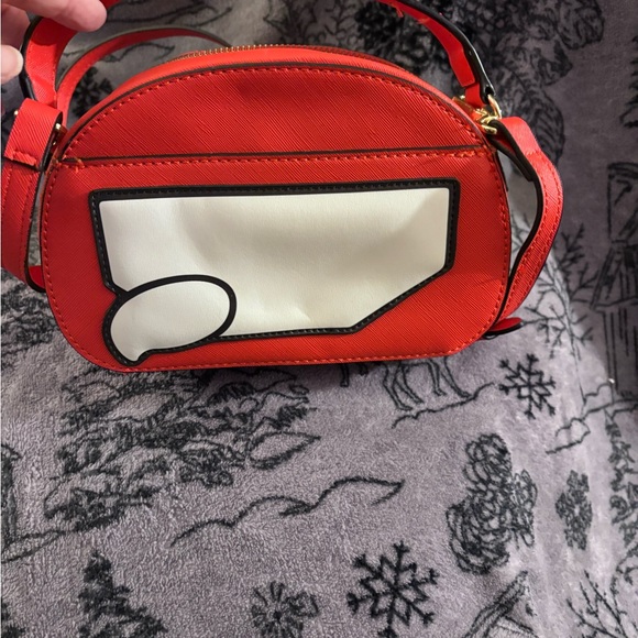 Karl Lagerfeld Red and Black Crossbody Bag - Picture 5 of 6